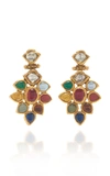 AMRAPALI COLORFUL GEM EARRINGS,E14-505