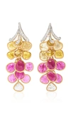 AMRAPALI RUBY EARRINGS,YEC559