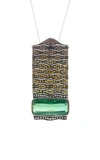 AMRAPALI TOURMALINE AND DIAMOND PENDANT,YP120