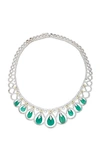 AMRAPALI EMERALD AND DIAMOND NECKLACE,YN8