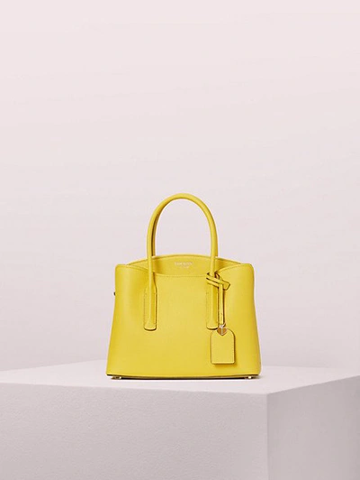 Kate Spade Margaux Medium Satchel In Vibrant Canary