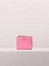 Kate Spade Sylvia Small Bifold Wallet In Hibiscus Tea