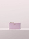 Kate Spade Sylvia Small Slim Bifold Wallet In Orchid