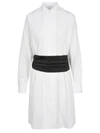 MM6 MAISON MARGIELA MM6 BELTED CHEMISIER DRESS,11008507