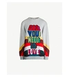 STELLA MCCARTNEY X THE BEATLES LOVE IS ALL YOU NEED WOOL JUMPER