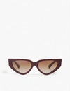 VALENTINO Micro cat-eye sunglasses