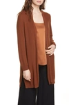 EILEEN FISHER SIMPLE TEXTURED CARDIGAN,F9DPF-K4644M