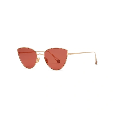 Ahlem Louvre Gold-tone Cat-eye Sunglasses