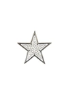 KENNETH JAY LANE Glass crystal star brooch