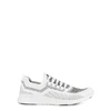 Apl Athletic Propulsion Labs Techloom Breeze White And Black Knitted Sneakers In White And Black