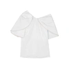 PETER PILOTTO White asymmetric cotton top