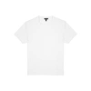 BELSTAFF White embroidered logo cotton T-shirt