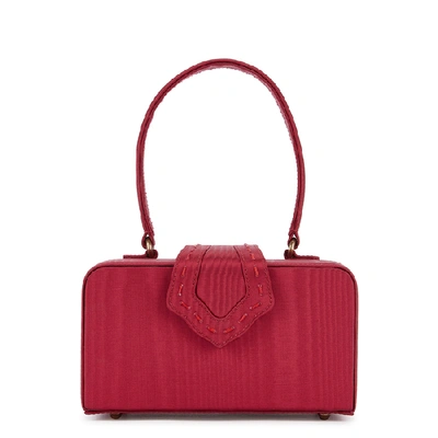 Mehry Mu Fey In The 50s Faille Burgundy Top Handle Bag