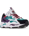 FILA MEN'S RAY TRACER CASUAL ATHLETIC SNEAKERS FROM FINISH LINE