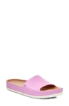 Ugg Jane Platform Slide Sandal In Prickly Rose Patent Leather
