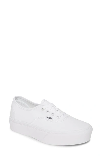 Vans Classic Authentic Sneakers In Triple White