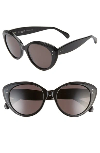 Alaïa 54mm Cat Eye Sunglasses In Black