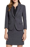 ANNE KLEIN PEAK LAPEL BLAZER,10725348