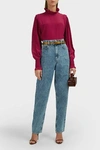 ISABEL MARANT ÉTOILE Yoshi High-Neck Silk Blouse