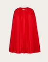 VALENTINO VALENTINO PLEATED LIGHT DRAP CAPE