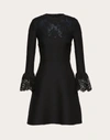 VALENTINO VALENTINO CREPE COUTURE AND LACE DRESS