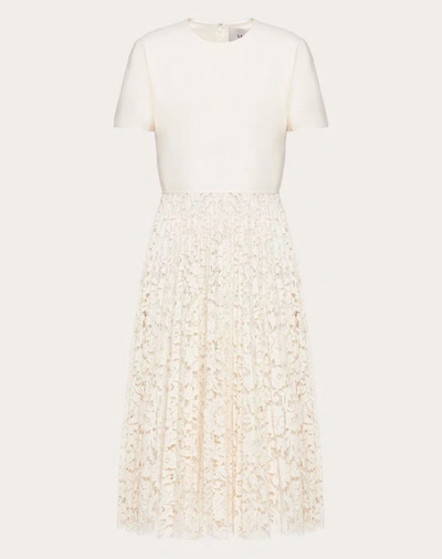 knee length dresses for ladies Valentino Monochrome Lace Elegance Gown – MSA Haute Couture main image 0
