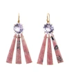 IRENE NEUWIRTH JEWELRY Kunzite And Pink Opal Earrings