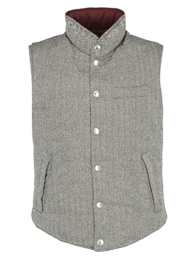 Brunello Cucinelli Brunello Cuccinelli Vest In Black/white