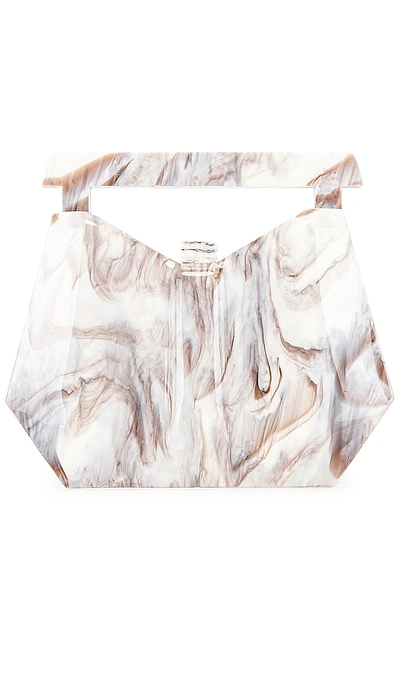 Amber Sceats Renee Handbag In White. In Marble