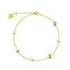 WANDERLUST + CO Aurora Gold Gem Bracelet