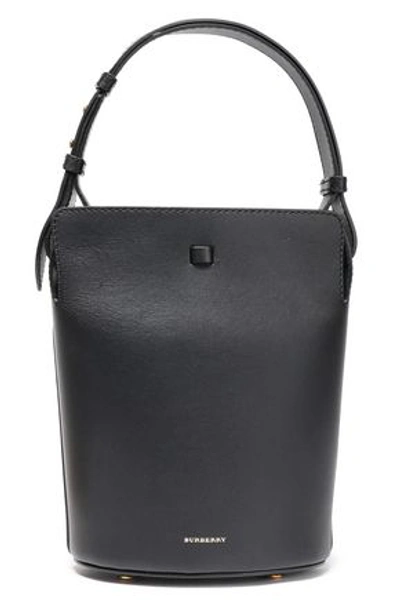 Burberry Woman Leather Bucket Bag Black