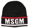 MSGM MSGM LOGO BEANIE,11008797