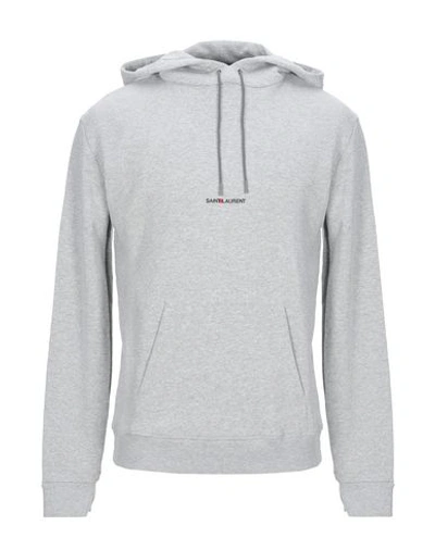 Saint Laurent Sweatshirts In Grey