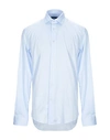 Brian Dales Solid Color Shirt In Sky Blue