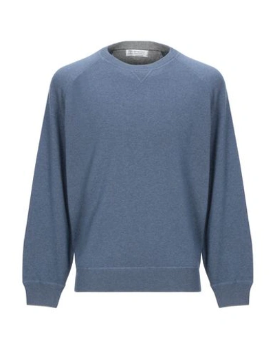 Brunello Cucinelli Sweater In Blue