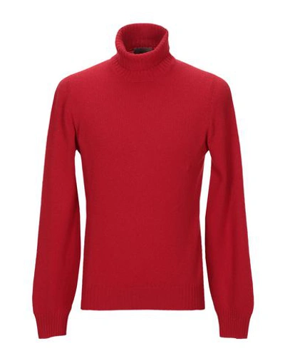Gran Sasso Turtlenecks In Red