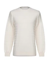 Paolo Pecora Sweaters In Ivory