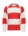 Paolo Pecora Sweaters In Red