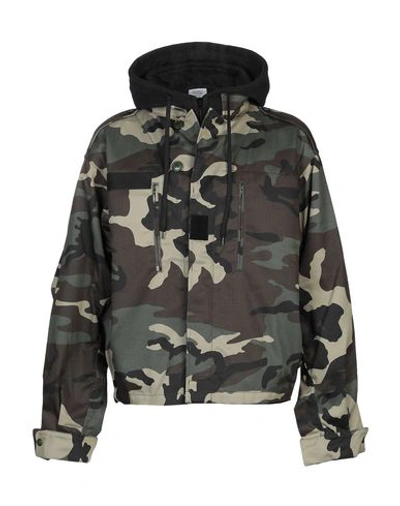 Vetements Jacket In Military Green