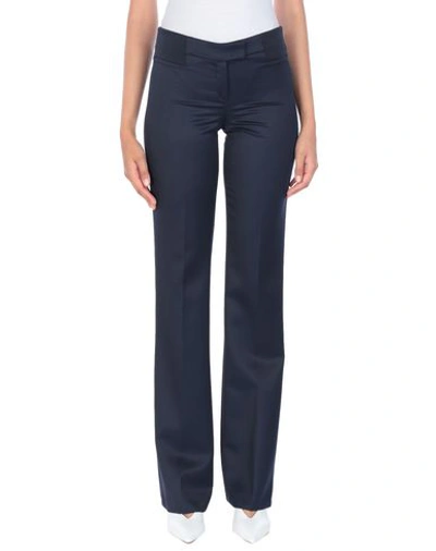 Versace Casual Pants In Dark Blue