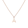 AURATE MINI GOLD LETTER CHARM PENDANT