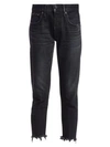 MOUSSY STALEY MID-RISE TAPERED JEANS,400011443405