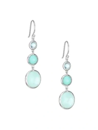 Ippolita Lollipop Lollitini Sterling Silver & Multi-stone Triple-drop Earrings