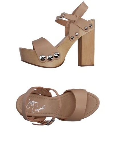 Jeffrey Campbell Sandals In Beige