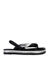 ISABEL MARANT ISABEL MARANT WOMAN THONG SANDAL BLACK SIZE 6 LAMBSKIN, GOAT SKIN,11750853WT 5