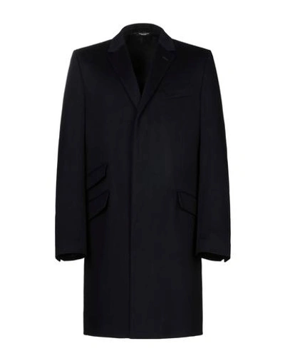 Dolce & Gabbana Coat In Blue