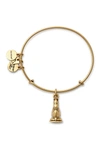 ALEX AND ANI Knight Charm Expandable Wire Bracelet