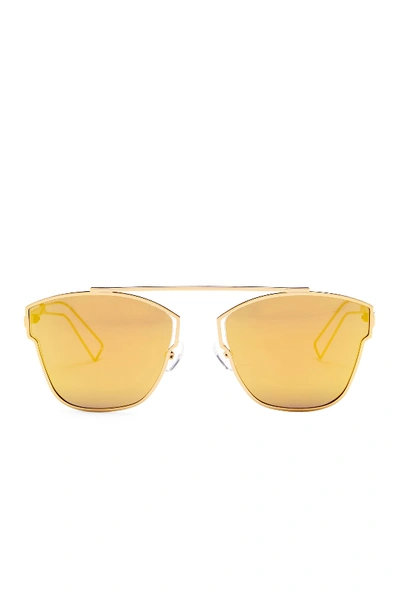 Aqs Emery 59mm Geo Sunglasses In Gold-black