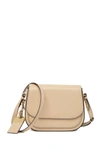 Marc Jacobs Rider Leather Crossbody Bag In Antique Beige