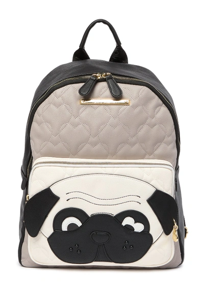 Betsey Johnson Animal School Backpack In Gry/ Blk